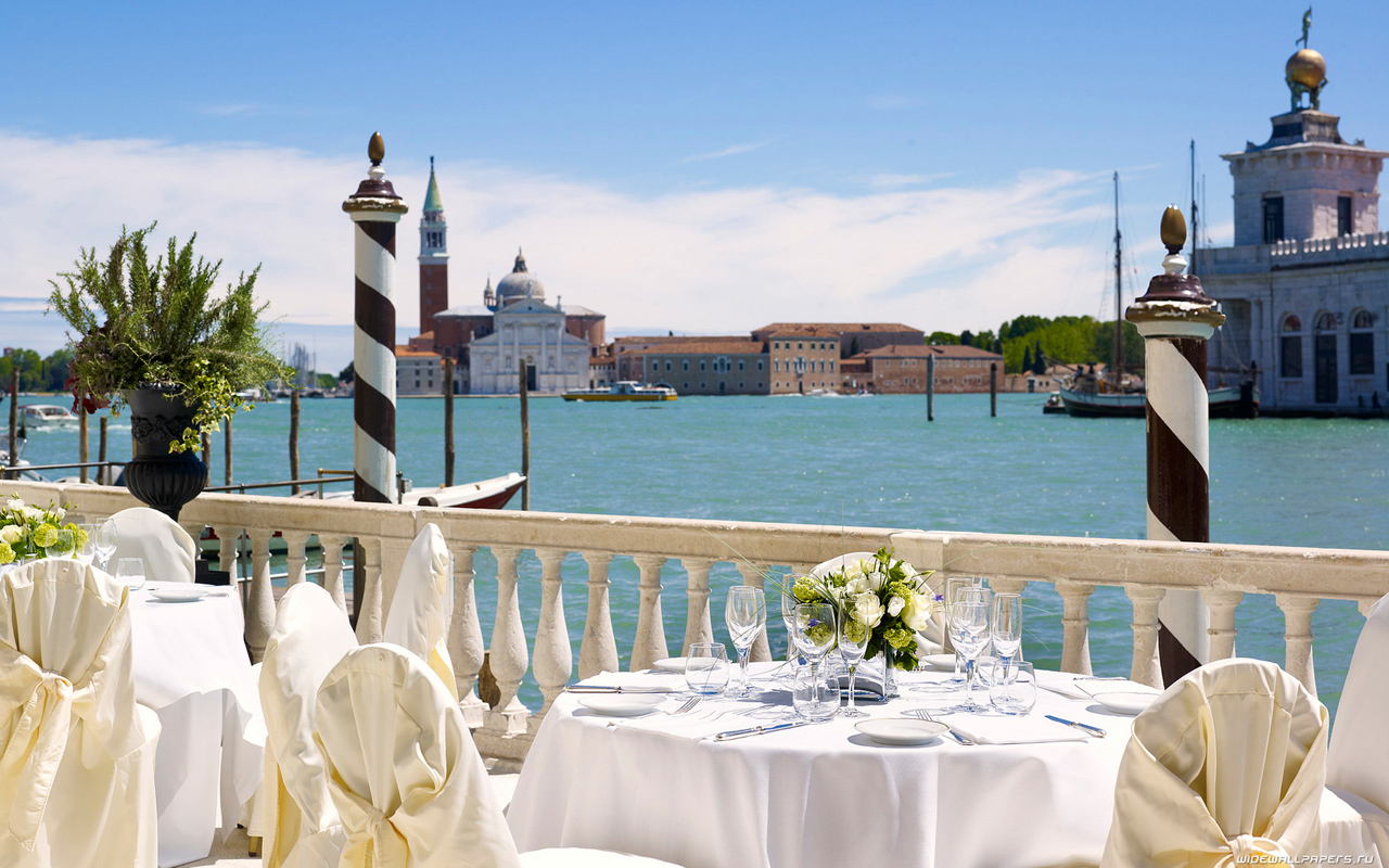View from the restaurant