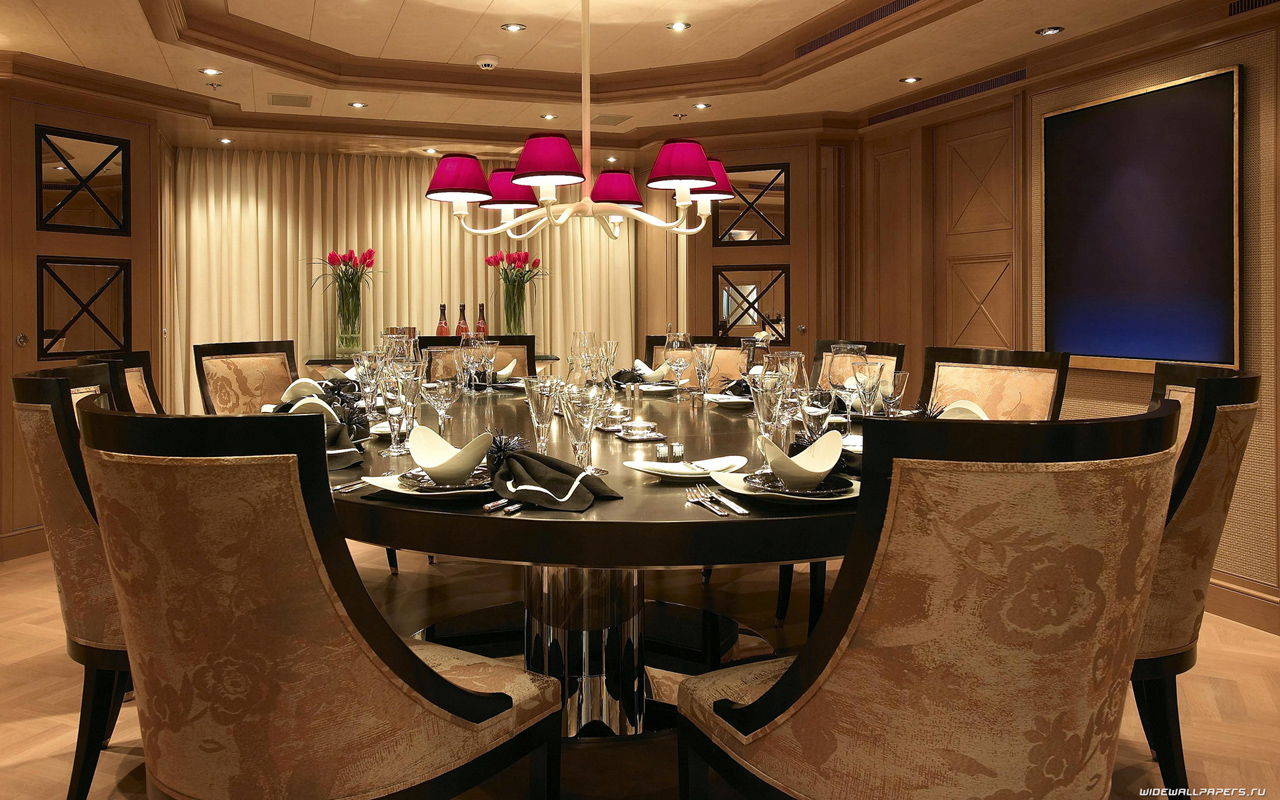 In a restaurant